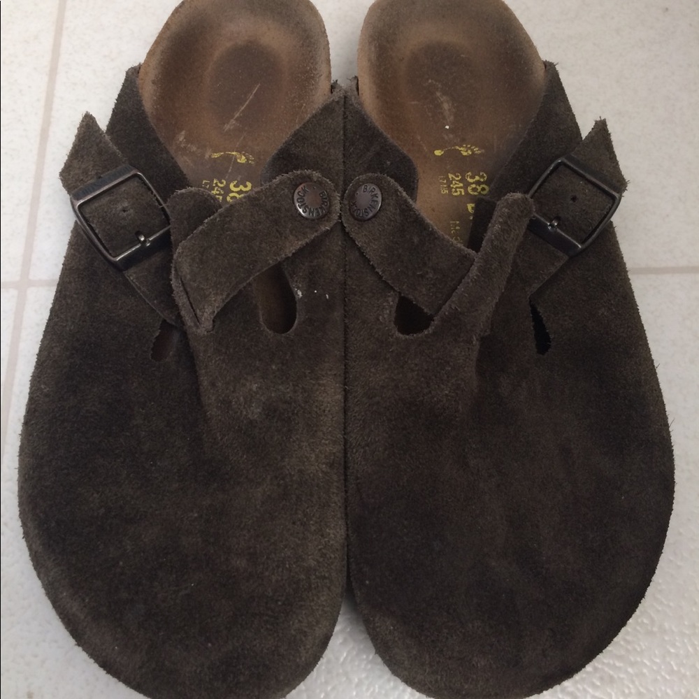 Brown Birkenstock Clogs
